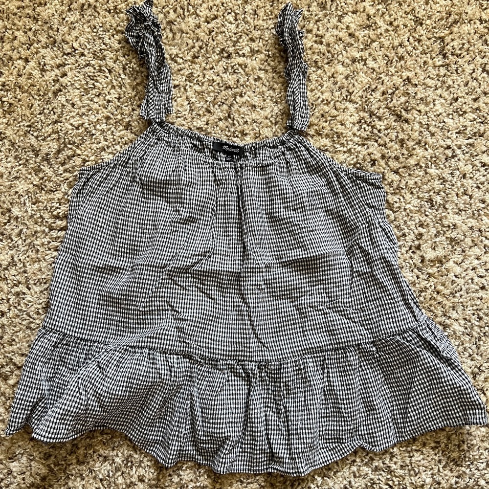 Women’s Madewell Black/White Tank Top Size 12